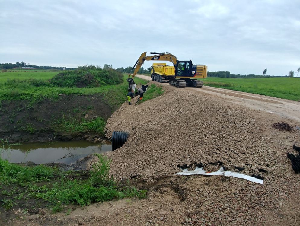 Vārpu ceļa pārbūve Baldones novadā