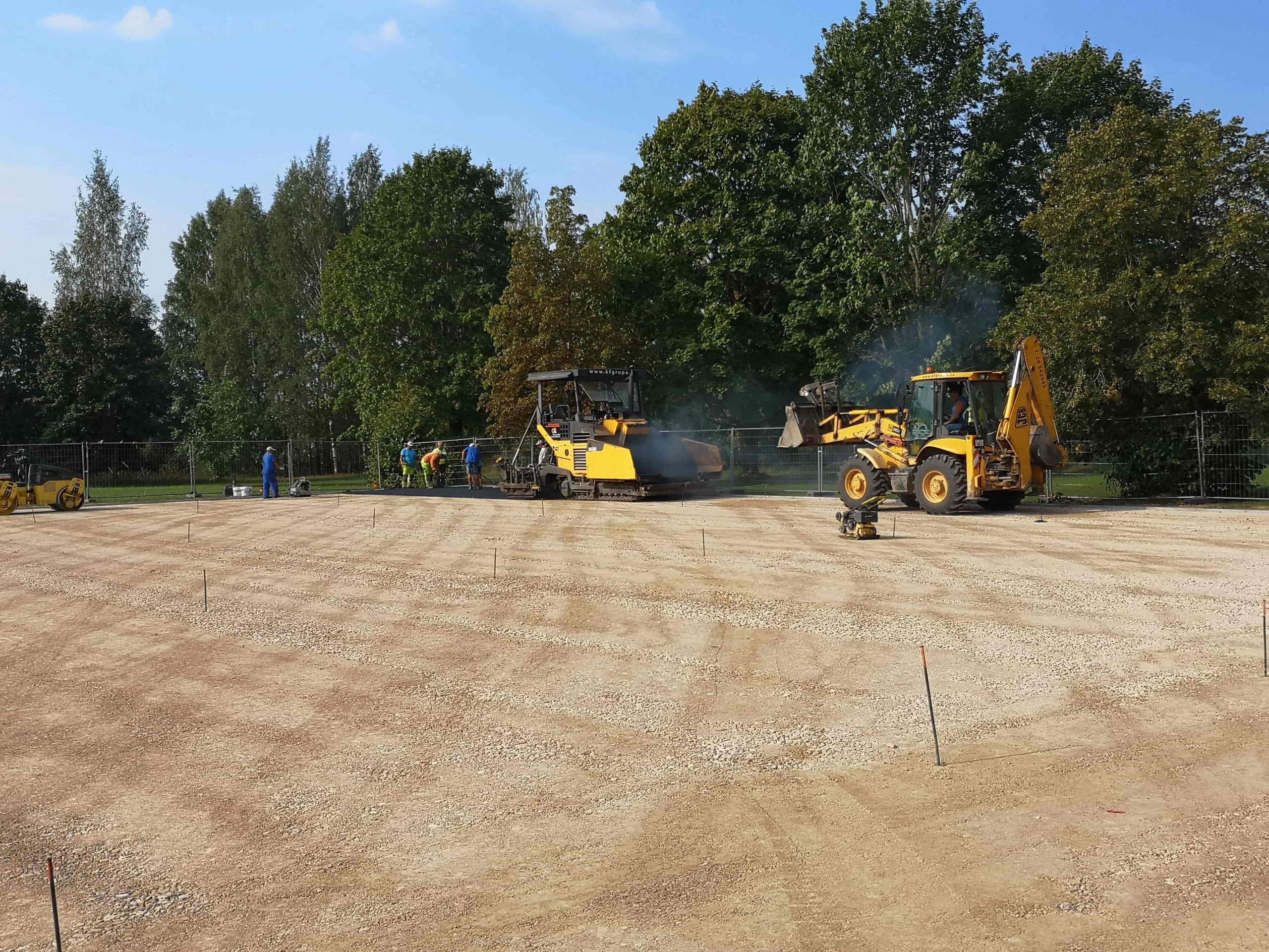 KF Grupa izbūvēts segums